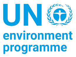 The UN Environment Programme logo features elements inspired by the natural world and environmental conservation.